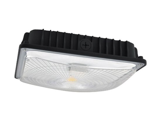 Picture of 28w ≅150w 3236lm 40K Black Slim Canopy LED Fixture