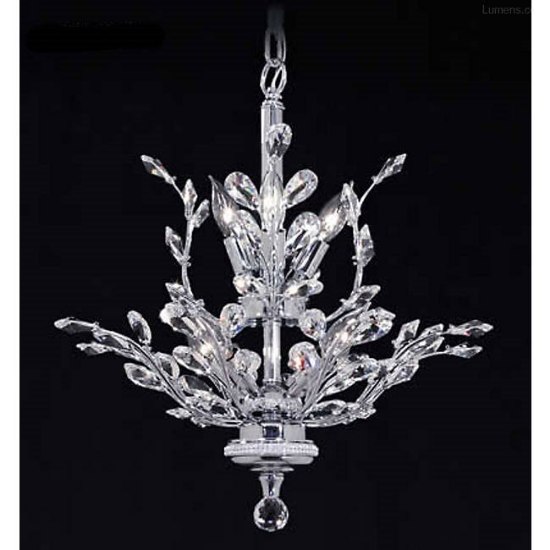 Picture of 1560w (26 x 60w) 38" Florale 26-Light E12 Silver Entry Imperial Crystal Chandelier
