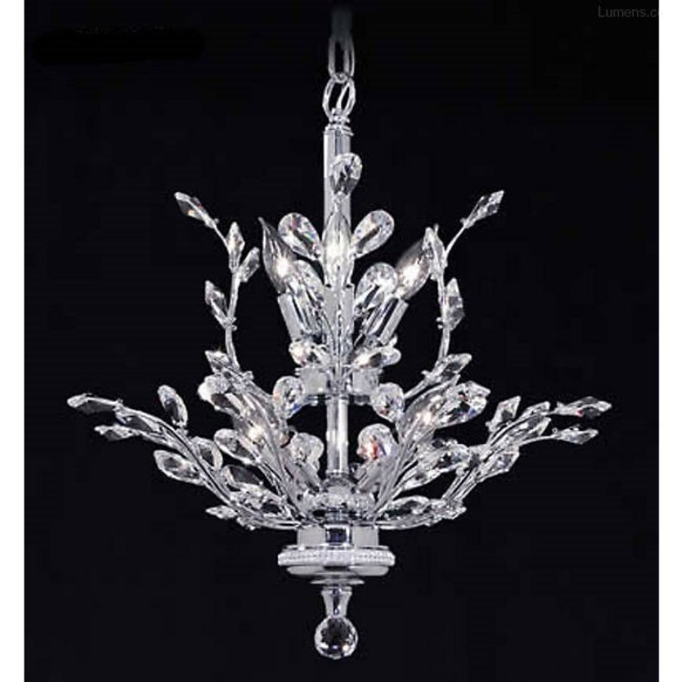 Picture of 1560w (26 x 60w) 38" Florale 26-Light E12 Silver Entry Imperial Crystal Chandelier