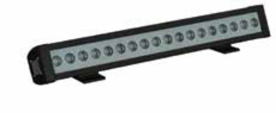 Picture of 20w 1645lm 24" 30K 120-240v ∠10 Hardwired White Outdoor LED WW Linear Wall  Washer