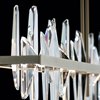 Picture of 57w 2415lm 30k 52" Solitude Mahogany WW LED Long (62") Crystal Accent Pendant