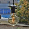 Picture of 60w 250lm 22k Vintage Edison Incandescent Antique Dimmable Squirrel Cage Filament E27 Spiral Globe G80 Light Bulb