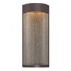 Picture of 8w  215lm 30K 16" Rain Outdoor 2-Light WW LED Bronze Wall Sconce