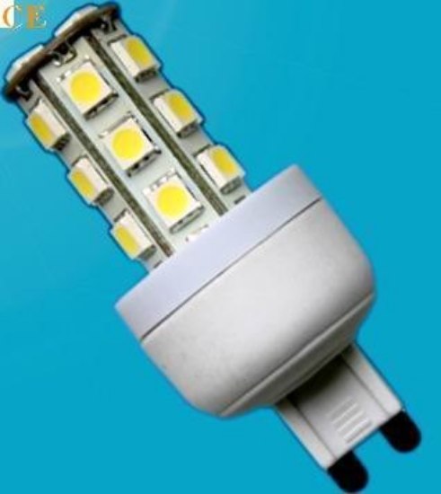 Picture of 5w G9 21x5050 SMD WW LED Φ30xh63 mm Corn Light Bulb