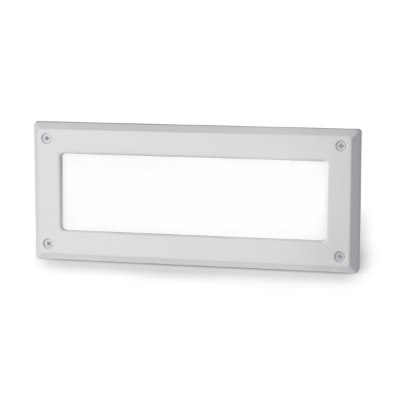 Mostrar detalles para 5.5w 110lm 30K 9½"  x 4" Endurance WW LED Architectural Graphite Opal Outdoor Brick Light Imagen de 5.5w 110lm 30K 9½"  x 4" Endurance WW LED Architectural Graphite Opal Outdoor Brick Light