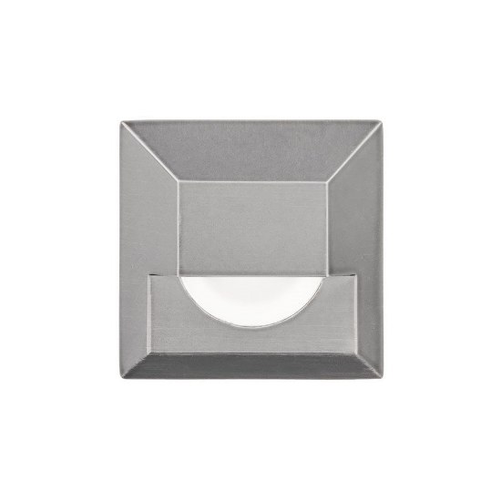Picture of 4w 50lm 30k 2" 12v Stainless Steel Square WW LED Wall and Inground Step Light