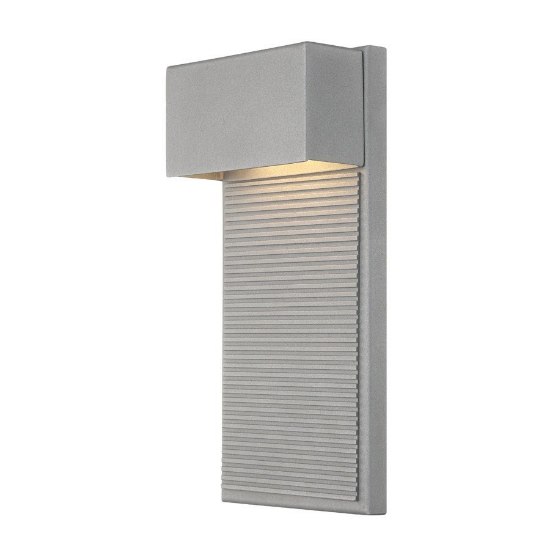 Foto para 8w 280lm 30K 12" Hiline Graphite WW LED Outdoor Wall Sconce