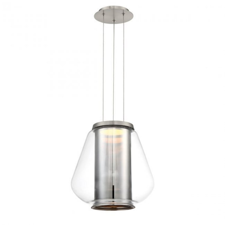 Picture of 15.5w 960lm 30k 120-277v 13" Dynamo Brushed Nickel/Chrome WW LED Pendant