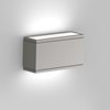 Picture of 30w 1385lm 30K 10" Rubix Outdoor Double Light WW LED Brushed Aluminum Wall Sconce