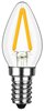 Foto para 2w ≅15w 3.2" (81mm) 200lm 27k E12 Filament Candle SW LED Light Bulb