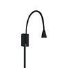 Picture of 8w 260lm 25" Stretch Black Swing Arm WW LED 1-Light Dimmable Wall Light