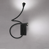 Picture of 17w 623lm 29" Stretch Black Swing Arm WW LED 2-Light Dimmable Wall Light