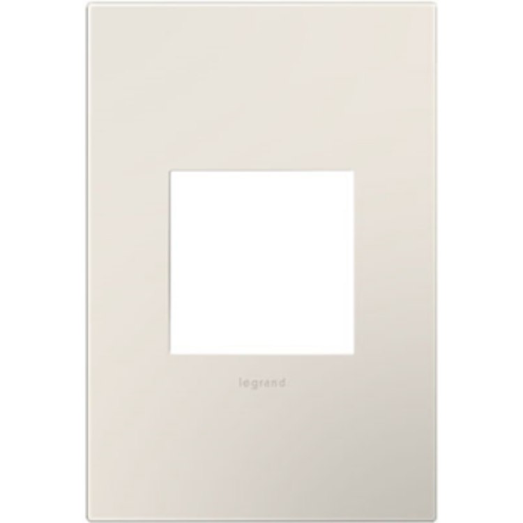 Picture of adorne Plastics Satin Light Almond 1-Gang Wall Plate