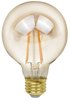 Picture of 5w ≅40w 350lm 22k 120v E26 G25 Filament Globe Dimmable SW LED Light Bulb