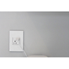 Picture of adorne Plastics Gloss White 1-Gang Wall Plate