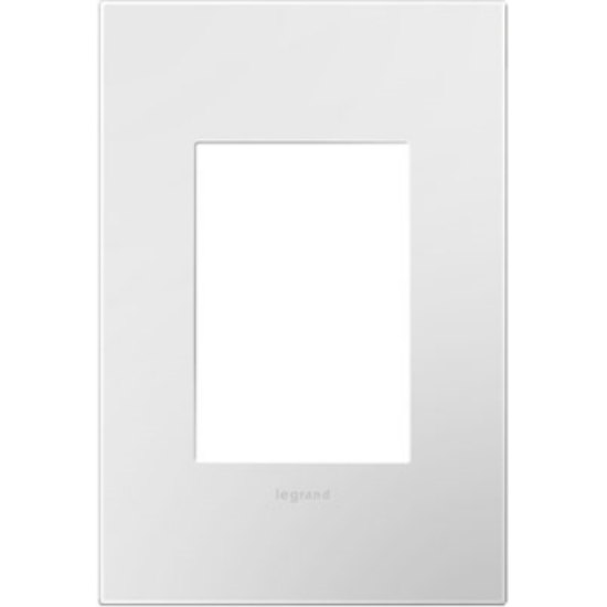 Foto para adorne Plastics Gloss White 1-Gang 3 Module Wall Plate