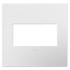 Foto para adorne Plastics Gloss White 2-Gang Wall Plate