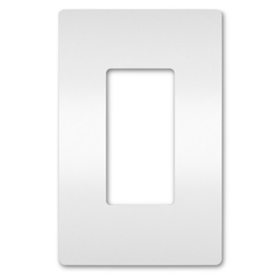 Picture of radiant White 1-Gang Screwless Wall Plate