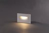 Foto para 3w 30k 100lm 120v White Aluminum Indoor Outdoor WW LED Step Light