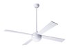 Picture of 42w 52" Ball Gloss White No-Light Fan Speed Control 4-Blade Ceiling Fan