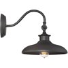 Picture of 100w 11" Raleigh Black Outdoor 1-Light E Wall Lantern