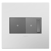 Picture of adorne Plastics Powder White 2-Gang Wall Plate