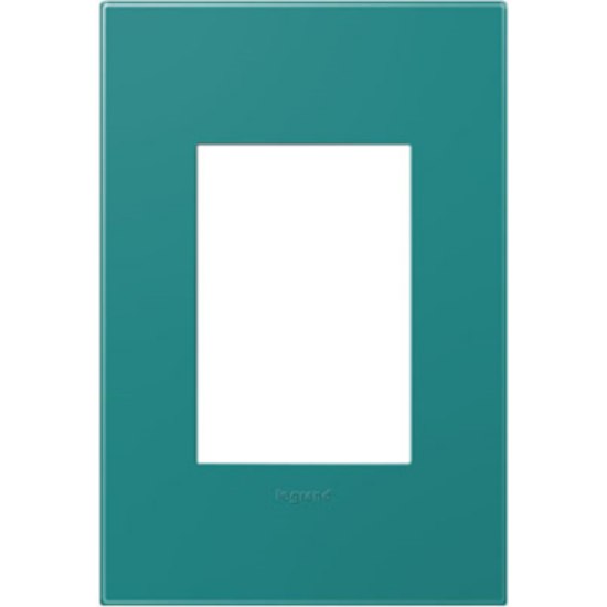 Picture of adorne Plastics Turquoise Blue 1-Gang 3 Module Wall Plate