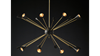Foto para 800w (20x40) 60" Satellite Lacquered Burnished Brass 20-Light E12 Chandelier