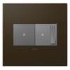 Picture of adorne Plastics Bronze 2-Gang Wall Plate
