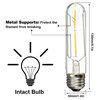 Picture of 2w ≅60w 200lm 27k Vintage Edison Antique Nostalgic Dimmable Filament E26 T10 Tube SW COB LED Light Bulb