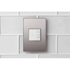 Foto para adorne Real Materials Brushed Stainless 1-Gang 2-Module Wall Plate