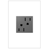 Foto para 15a adorne Magnesium Wi-Fi Ready 2-Module Tamper Resistant Duplex Outlet