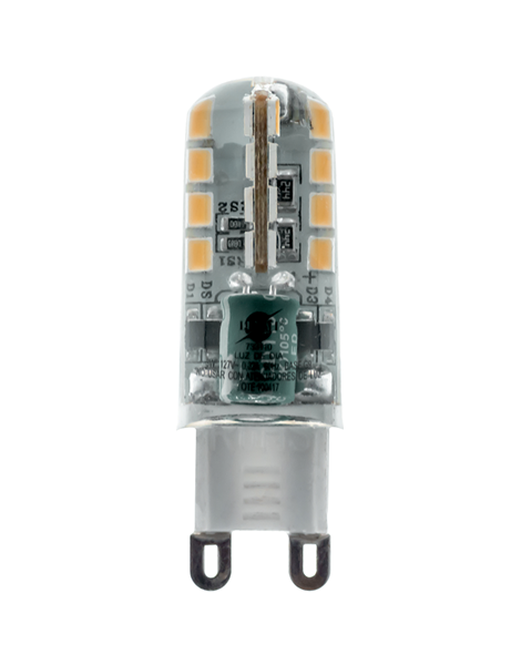 Picture of 3w 190lm 30k 85-265v G9 Resin SMD Corn WW LED Light Bulb