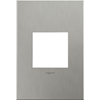 Picture of adorne Cast Metals Brushed Stainless Steel 1-Gang 2-Module Wall Plate