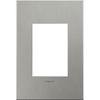 Foto para adorne Cast Metals Brushed Stainless Steel 1-Gang+ 3 Module Wall Plate