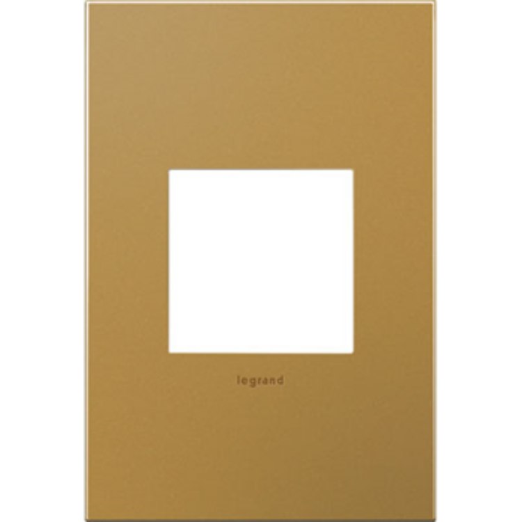 Foto para adorne Cast Metals Satin Bronze 1-Gang 2-Module Wall Plate