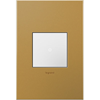 Picture of adorne Cast Metals Satin Bronze 1-Gang 2-Module Wall Plate