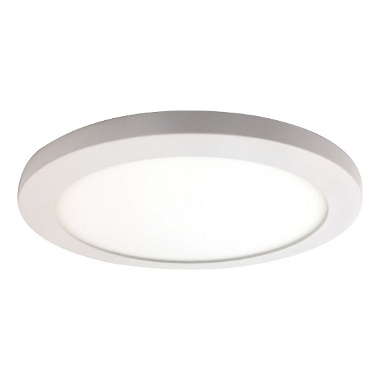 Picture of 12w 800lm 30k 120v 5½" Disc White Acrylic SSL Dedicated LED Damp Location White Dimmable Round WW LED Flush Mount