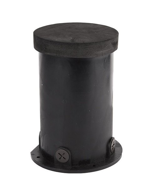 Picture of 12-120v 5.5"(for 3.5") Black PVC Plastic Pipe Inground Light Well