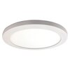 Picture of 15w 1100lm 30k 120v 9½" Disc White Acrylic SSL Dedicated LED Damp Location White Dimmable Round WW LED Flush Mount