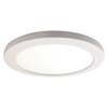 Foto para 15w 1100lm 30k 120v 7½" Disc White Acrylic SSL Dedicated LED Damp Location White Dimmable Round WW LED Flush Mount