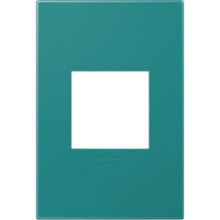 Picture of adorne Plastics Turquoise Blue 1-Gang 2 Module Wall Plate