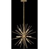 Foto para 60w Chandelier Tryst CAND Burnished Gold Stem Hung Pendant