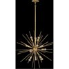 Foto para 60w Chandelier Tryst CAND Burnished Gold Stem Hung Pendant