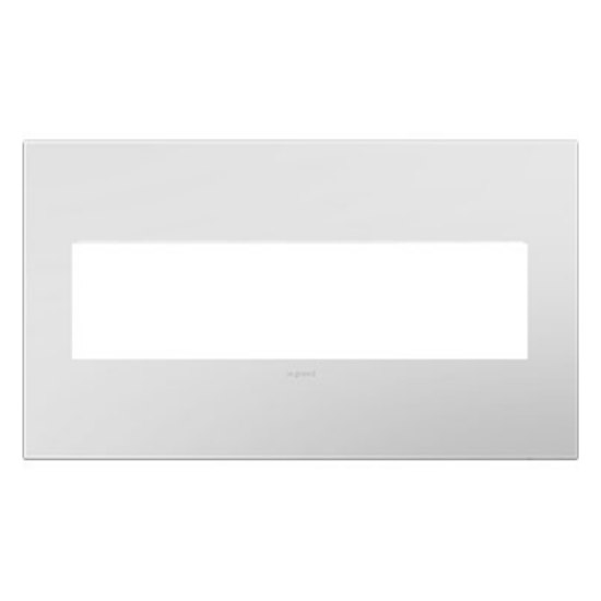 Picture of adorne Plastics Powder White 4-Gang Wall Plate