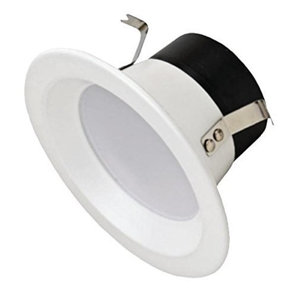 Picture of 9w ≅60w 540lm 4" 40K 90cri JA8 White Retrofit Recessed NW LED Dimmable Downlight