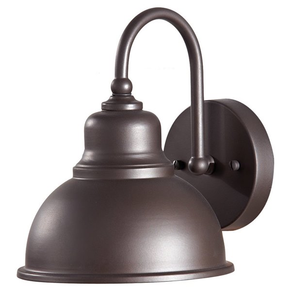 Foto para 100w Darby 9" Oil Rubbed Bronze 1-Light Outdoor Wall Sconce