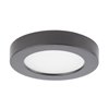 Picture of 5w 200lm 27k 3" 24v Black Undercabinet Dimmable Edge-lit SW LED Button Light