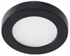 Picture of 5w 200lm 27k 3" 24v Black Undercabinet Dimmable Edge-lit SW LED Button Light