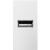 Foto para adorne White 1-Module Half Size USB Type A Charging Outlet